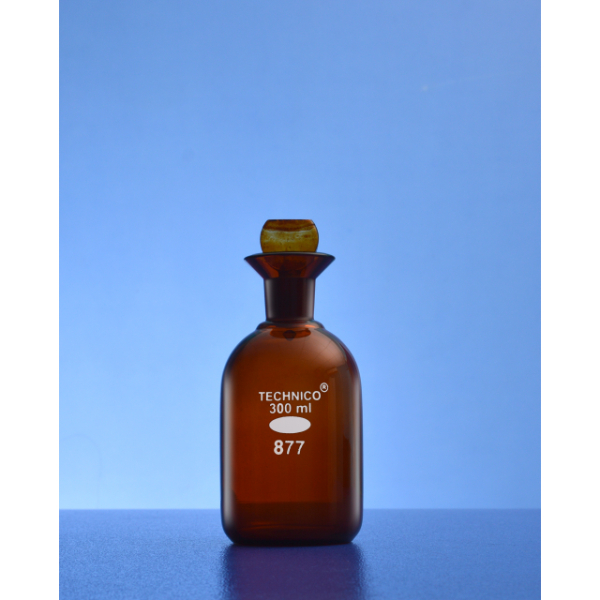  Bottle BOD Amber with interchangeable Stopper 300 ML